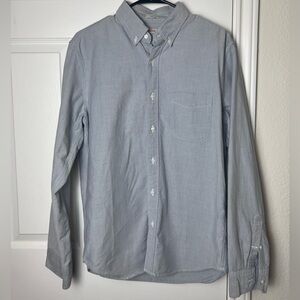 Mens J.Crew Oxford Slim Cotton Button Down Shirt